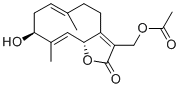 13-Acetoxy-3β-hydroxygermacra-1(10)E,4E,7(11)-trien-12,6α-olide