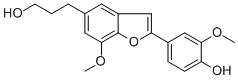 2-(4-Hydroxy-3-methoxyphenyl) -7-methoxy-5-benzofuranpropanol