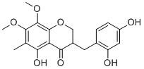3-(2,4-Dihydroxybenzyl)-5-hydroxy-7,8-dimethoxy-6-methylchroman-4-one