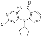 2-Chloro-11-cyclopentyl-5H-benzo[e]pyrimido[5,4-b][1,4]diazepin-6(11H)-one