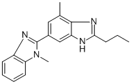2-n-Propyl-4-methyl-6-(1-methylbenzimidazole-2-yl)benzimidazole