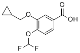 3-Cyclopropylmethoxy-4-difluoromethoxybenzoic acid