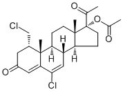 17-Acetyloxy-6-chloro-1α-chloromethylpregna-4,6-diene-3,20-dione