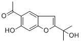 5-Acetyl-6-hydroxy-2-(1-hydroxy-1-methylethyl)benzofuran