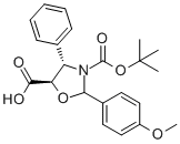 3-tert-Butoxycarbony-2-(4-anisyl)-4-phenyl-5-oxazolidinecarboxylic acid