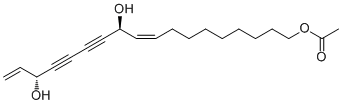 1-Acetoxy-9,17-octadecadiene-12,14-diyne-11,16-diol