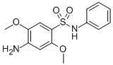 4-Amino-2,5-dimethoxy-N-phenylbenzenesulphonamide