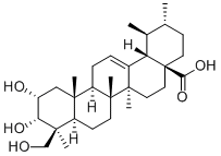 2α,3α,24-Trihydroxyurs-12-en-28-oic acid
